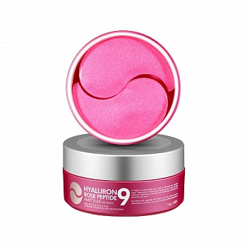 Гидрогелевые патчи с экстрактом розы и пептидами Hyaluron Rose Peptide 9 Ampoule Eye Patch