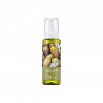 Мыло для рук с оливой Hand & Nature Clean Hand Soap Olive