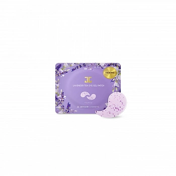 Успокаивающие патчи для век с лепестками лаванды 2шт. Lavender Tea Eye Gel Patch 2ea