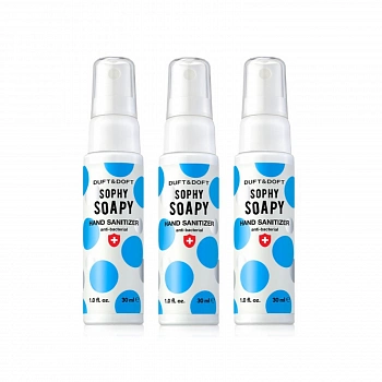 Парфюмированный антисептик для рук 3шт Sophy Soapy Hand Sanitizer 2+1